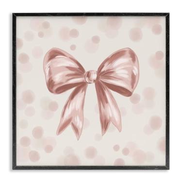 Imagem de Stupell Industries Sweetest Bow on Dots Black Framed Giclee Art, design by Kristen Dalpiaz, 17 x 17