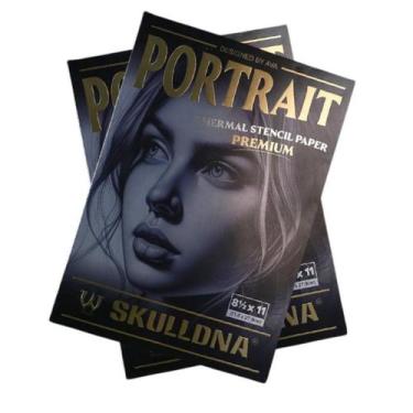 Imagem de Papel Thermal Premium Skuldnna para Impressora Térmica A4 - 10 Folhas 