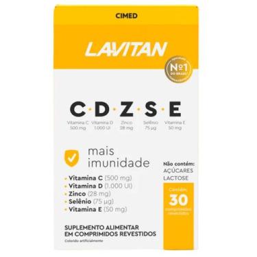 Imagem de Lavitan imunidade cdzse 30 cp vitaminas c d e zinco selenio - CIMED