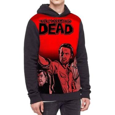 Imagem de Moletom Com Capuz The Walking Dead Ref:650 - smoke, Preto, P