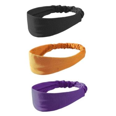 Imagem de Bandanas refrescantes para mulheres e homens – Faixas antiderrapantes com absorção de umidade para corrida, ioga, academia, esportes e exercícios, faixa elástica respirável