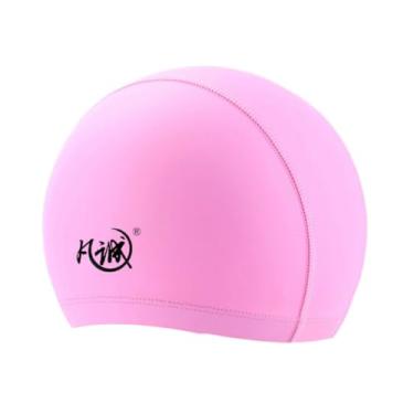Imagem de Touca de natação impermeável revestida de poliuretano – ajuste solto, chapéu de natação de competição moderno para adultos