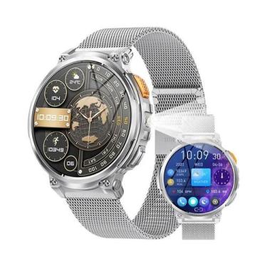 Imagem de Relógio Inteligente Masculino À Prova d'Água Com Grande Bateria LIGE T