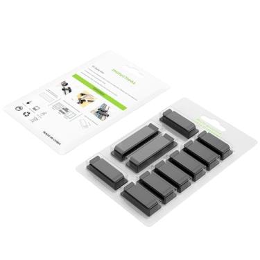 Imagem de 1 conjunto de clipes autoadesivos, clipe de cabo de rede portátil, organizador de gerenciamento de cabos de mesa para organização de fios de cabos de dados, mesa, casa, escritório, preto