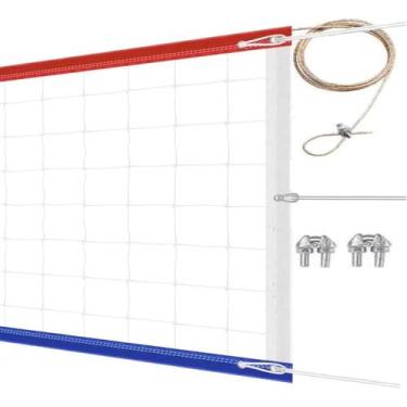 Imagem de Rede de voleibol BeachSun Sports 9,75x0,9 m Heavy Duty