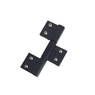 Imagem de DOBRADICA ENCAIXE LINHA SUPREMA TRIPLA DOB-840 PORTA LATERAL PRETO