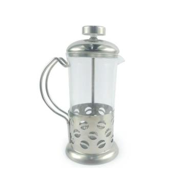 Imagem de Cafeteira Francesa Com Prensa 350ml De Vidro e Aço Inox Café Chá Livon
