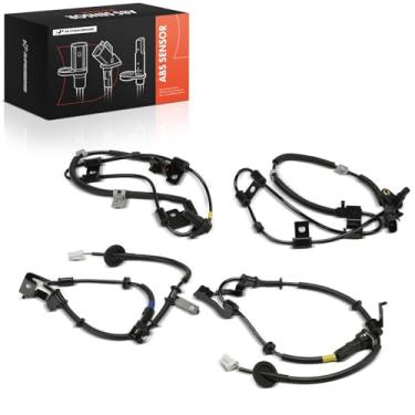 Imagem de A-Premium Sensor de velocidade da roda ABS dianteiro e traseiro 4 peças compatível com modelos Kia - Rio 2007