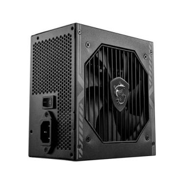 Imagem de Fonte MSI MAG A550BNL 550W 80 Plus Bronze PFC Ativo Com Cabo Preto