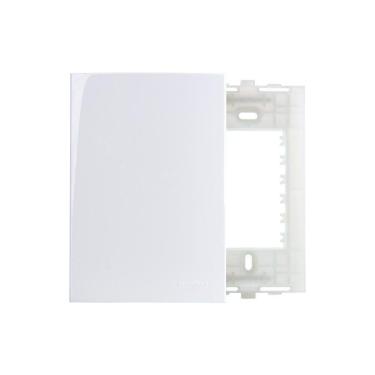 Imagem de Placa Cega Com Suporte Margirius Sleek 4x2 Branca