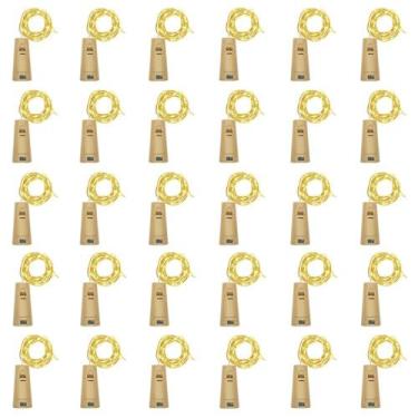 Imagem de LED Fairy String Lights LoveNite, pacote com 30, 20 LED, branco quente