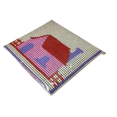 Imagem de Kit para iniciantes em bordado em tela, incluindo fios, agulhas e manual de tapeçaria com meia agulha(020)