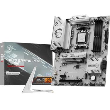 Imagem de MSI Placa-mãe B850 Gaming Plus WIFI6E, ATX - Suporta processadores AMD Ryzen 9000/8000/7000, AM5 - DDR5 Memory Boost 8200+ MT/s (OC), PCIe 4.0 x16, M.2 Gen5, Wi-Fi 6E, LAN 2.5G