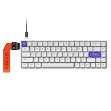 Imagem de HYEKU K22 MAGSPEED 65% Wired Mechanical Gaming Keyboard, Rapid Trigger Keyboard with Adjustable Actuation, Hall Effect Magnetic Switch, Hot-Swappable, 16.8M RGB Backlit, 8000Hz Polling Rate(White)