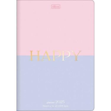 Imagem de Planner Grampeado 17,8 x 25,4 cm Happy 90 G 2025 Tilibra 4316