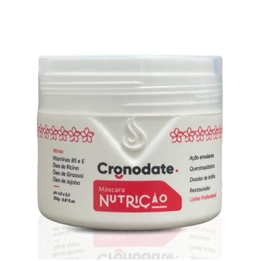 Imagem de Máscara de Nutrição Cronodate Home Care Vloss 250g Tratamento Capilar Profundo com Vitaminas B5 e E Óleo de Rícino Nutrição Brilho e Vitalidade para Todos os Tipos de Cabelos
