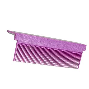 Imagem de aqxreight Acessório de Pente de Pente de de Plano Acessório de de Bricolage para Feminino para Feminino de Cabelos de Salão de Pele para Casa para Permitir o de Ferro de Ferro Plana (Roxo)