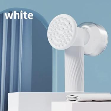 Imagem de Escova de Banho para Cães Automática Shampoo com Dispenser Sabão Portátil sem Fio Pets e Gatos