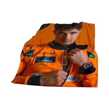 Imagem de Cobertor Impresso Landos Norris Macio E Confortável Cobertor Quente Pa