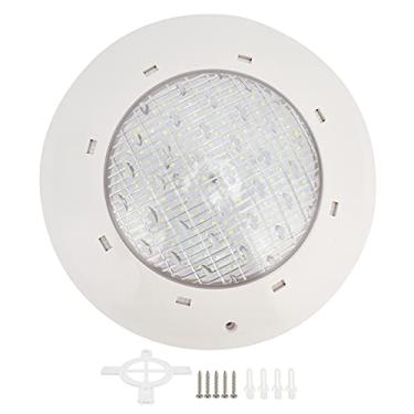 Imagem de ZJchao Led Luz Subaquática Ip68 Fixado na Parede Piscina Lâmpada Luz Quente para Piscinas de Hotel Aquários Plástico Material Pc 28x28x7cm (18W)