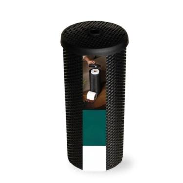 Imagem de Porta Papel Higienico de ChãO，Preto, Branco，Simples e PráTico，Adequado para Cozinhas, Banheiros e áReas de EscritóRio(Preto)