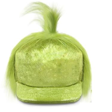 Imagem de DANCELF Strange Christmas Hat,Green hats for Xmas party and other festive celebrations dress up, Novelty Funny New Year Holiday Baseball and Duck Tongue Caps For Adults And Teens,1pcs（Green）
