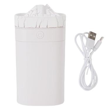 Imagem de AUNMAS Umidificador Pequeno Portátil, Mini Usb Colorido Pessoal Desktop Difusor de óleo Essencial para o Quarto da Sala de Escritório do Carro (Branco)