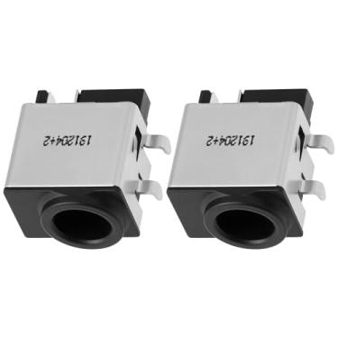 Imagem de YINETTECH Conector de porta de tomada CC de 2 peças compatível com Samsung NP-R478 R480 R528 R530 R538 R580 Series