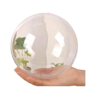 Imagem de Bola De Natal De Acrílico Transparente, Enfeite Preenchível Para Artes