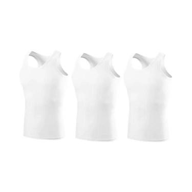 Imagem de Homens colete puro algodão musculação movimento Outerwear moletom - NO