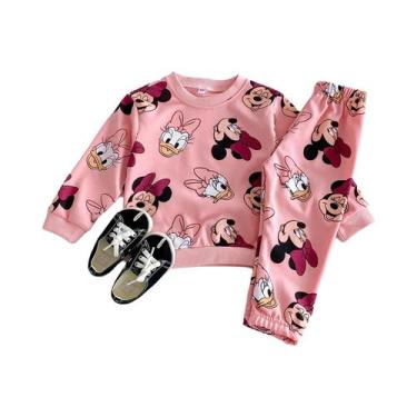 Imagem de Conjunto De Agasalho Infantil Com Desenhos Animados Da Disney, Calça C