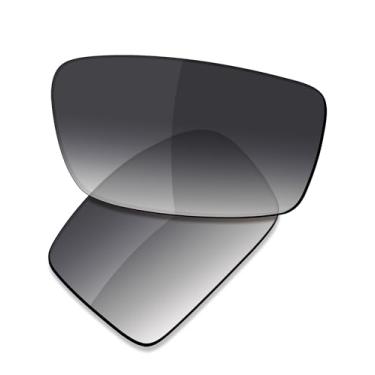 Imagem de SAUCER Lentes de reposição premium para óculos de sol Oakley Gibston OO9449, Gradiente cinza, One Size