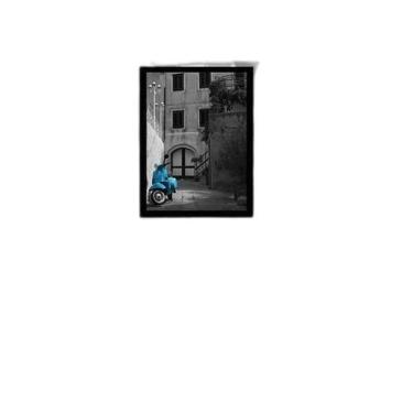 Imagem de Quadro Fotografia Lambreta ul 24X18Cm - Com Vidro - Quadros On-Line