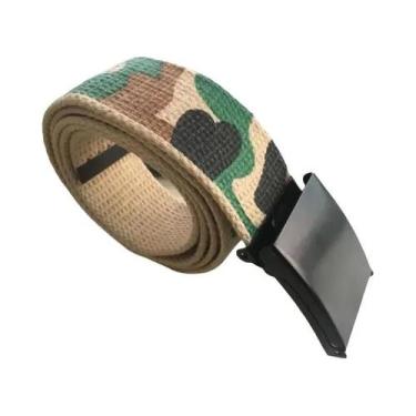 Imagem de Cinto Tático Unissex De 38cm Em Lona, Cinto Casual De Luxo Para Jeans 