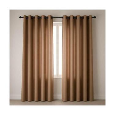 Imagem de Cortina Rustica 4,20M X 2,50M Oxford Lisa - Bella Janela, 4,20m x 2,50