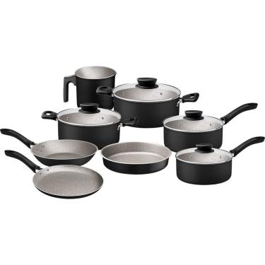 Imagem de Jogo de Panelas Linz 8 Peças, Revestimento Starflon Max 27899/270 Tramontina