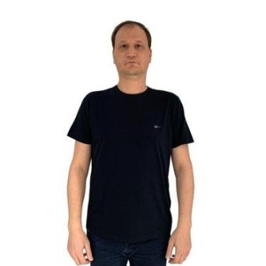 Imagem de Camiseta Sallo Plus Size Manga Curta Preta 2702 - Preto G3-Masculino