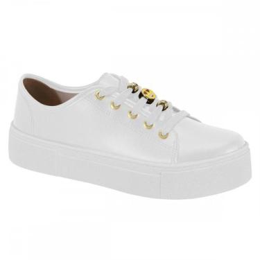 Imagem de Tenis Moleca 5658542 Flatform Feminino, Branco, 36