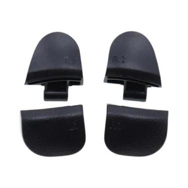 Imagem de Botões De Gatilho Pretos E Brancos Para Controle PS5 V10 V20 V30 - Con