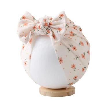 Imagem de Toucas Turbante Para Bebês Com Estampa De Flor, Coração, Margarida, Bo