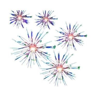 Imagem de Luzes De Fogos De Artifício Solares À Prova d'Água 240-450 LEDs Luzes 