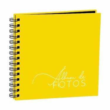 Imagem de Scrapbook Amarelo Álbum Para Fotos Acompanha Cartelas - Clip
