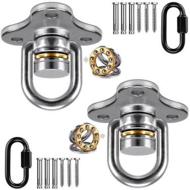 Imagem de SELEWARE Soporte Giratorio para Columpio 360 de Alta Resistencia 2 Pie