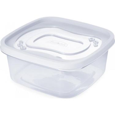 Imagem de Pote Clic Retangular para Armazenar Alimentos em Plástico com Sistema de Trava Clic par...
