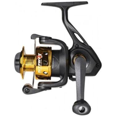 Imagem de Molinete Star 3 Gold com Fricção Dianteira, Carretel de Arremesso Longo, Dourado Marine Sports