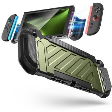 Imagem de SUPCASE Capa compatível com Nintendo Switch 2 2025 (Unicorn Beetle Pro), [Proteção de nível militar] [Controladores Magnéticos Joy Con] Acessórios de capa integrada encaixáveis para Switch 2 (Verde)