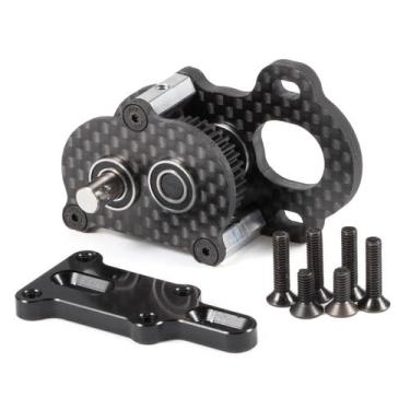 Imagem de Caixa De Engrenagens Ultraleve De Carbono Preto De 29g Para Chassis LC
