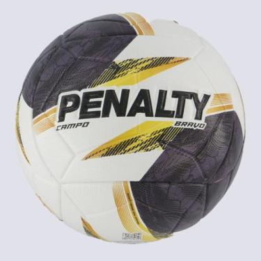 Imagem de Bola Penalty Bravo XXVI Campo Branca e Dourada, 05
