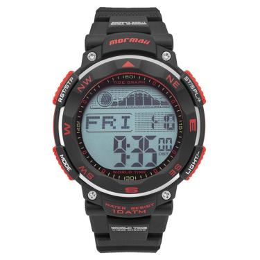 Imagem de Relógio MORMAII masculino digital tábua de maré MOMD14339P/8R