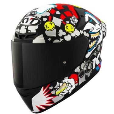 Imagem de Capacete KYT TT Course Ricardo Ross Esportivo Moto Masculino, Preto Br
